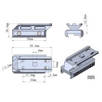 Vector Optics Riser Picatinny, 13 mm