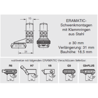 ERAMATIC Swing (Pivot) mount, H&K SLB 2000, 30.0 mm