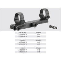 Recknagel Aluminum Tip-Off Mount with QR Levers for Merkel KR1 / B3 / B4, 30mm