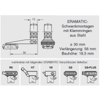 ERAMATIC Swing (Pivot) mount, H&K SLB 2000, 30.0 mm