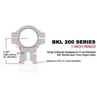 BKL 4'' Long Cantilever with 1-5/8'' Clamping Length, 25.4 mm