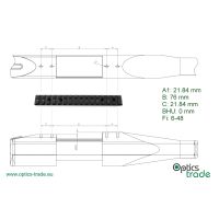 ERA-TAC picatinny rail - Steyr-Mannlicher SBS B: 76 mm 20 MOA