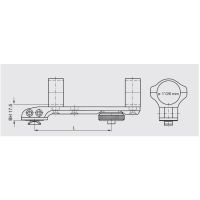 ERAMATIC One-Piece Swing mount, Remington 7400/7600/750, 26.0 mm