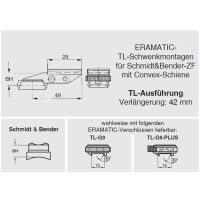 ERAMATIC TL-Swing (Pivot) mount, S & B Convex rail