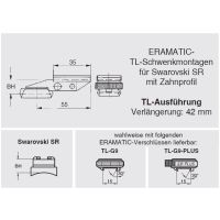 ERAMATIC TL-Swing (Pivot) mount, Swarovski SR rail