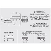 ERAMATIC TL-Swing (Pivot) mount, Zeiss ZM / VM rail