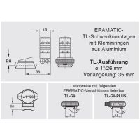 ERAMATIC TL-Swing (Pivot) mount, 25.4 mm