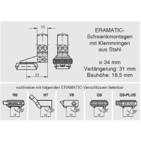 ERAMATIC Swing (Pivot) mount, Anschutz 1780, 34.0 mm