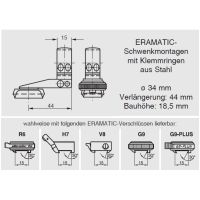 ERAMATIC Swing (Pivot) mount, Anschutz 1780, 34.0 mm