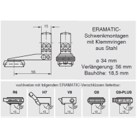 ERAMATIC Swing (Pivot) mount, Anschutz 1780, 34.0 mm