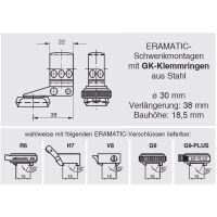 ERAMATIC-GK Swing mount for Magnum, Anschutz 1780, 30.0 mm