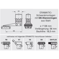 ERAMATIC-GK Swing mount for Magnum, Anschutz 1780, 25.4 mm