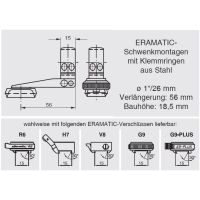 ERAMATIC Swing (Pivot) mount, Anschutz 1780, 26.0 mm