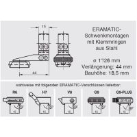 ERAMATIC Swing (Pivot) mount, Anschutz 1780, 26.0 mm