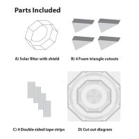 Explore Scientific Solar Filter for 150-160mm Newtonians