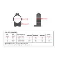 Warne 25.4 mm QD Rings for Tikka