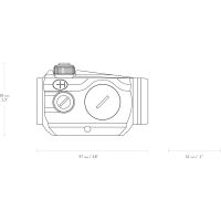 Hawke Vantage 1x30 Red Dot Sight 11mm Dovetail