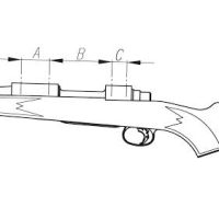 ERA-TAC picatinny rail - Savage rounded top, short