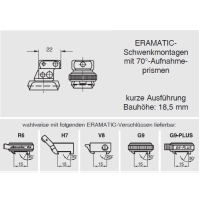 ERAMATIC Swing (Pivot) mount, Anshutz 1780, LM rail