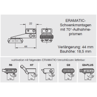 ERAMATIC Swing (Pivot) mount, Anshutz 1780, LM rail