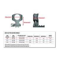 Warne MSR 30 mm QD Rings