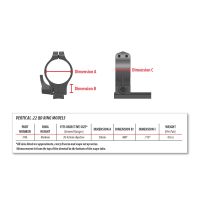 Warne Rimfire 30 mm QD Rings for 11 mm Prism