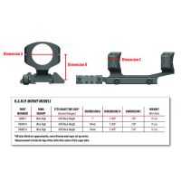 Warne Team Warne 25.4 mm MSR RAMP Mount