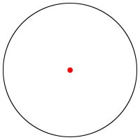 Bushnell AR Optics TRS-25 Hi-Rise 3 MOA Dot Reticle