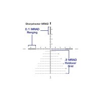 Sharpshooter MRAD reticle