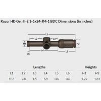 Dimensions (unit of measure: inch)