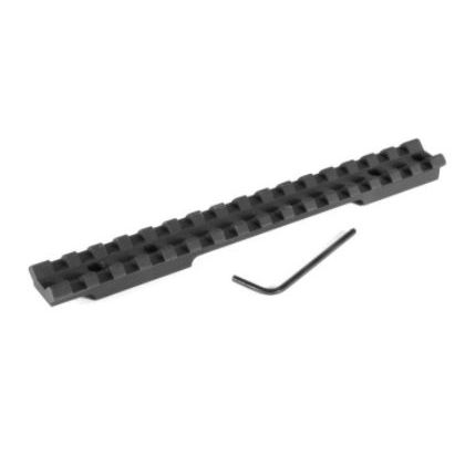 EGW Savage Round Back Short Action Picatinny Rail-Black Matte, 20 MOA