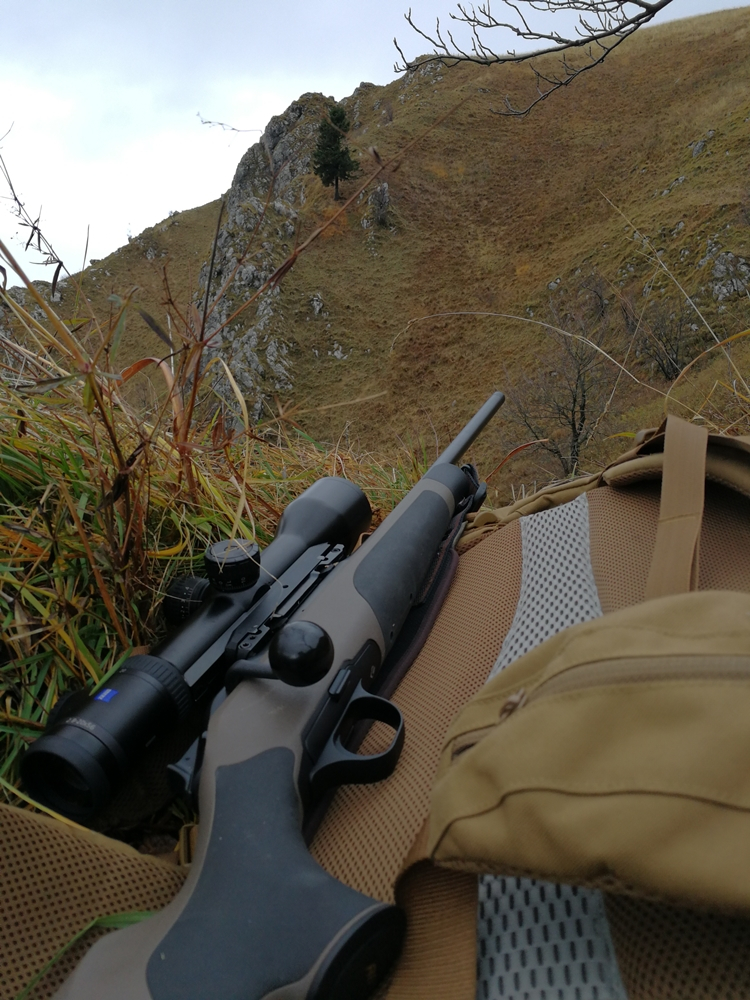 A riflescope is an important piece of equipment when hunting in the mountains
